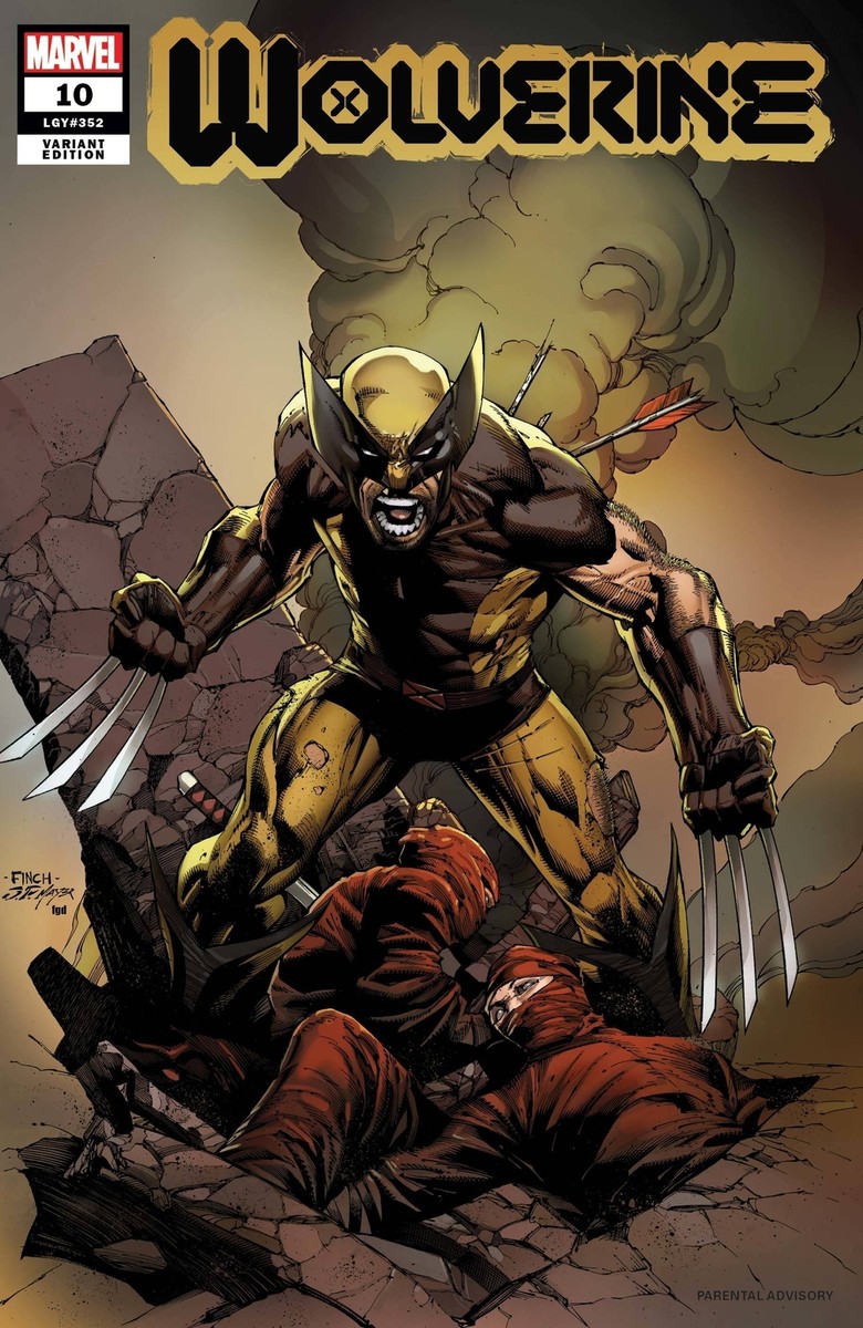 WOLVERINE #10 1:25 DAVID FINCH VARIANT COVER MARVEL COMICS