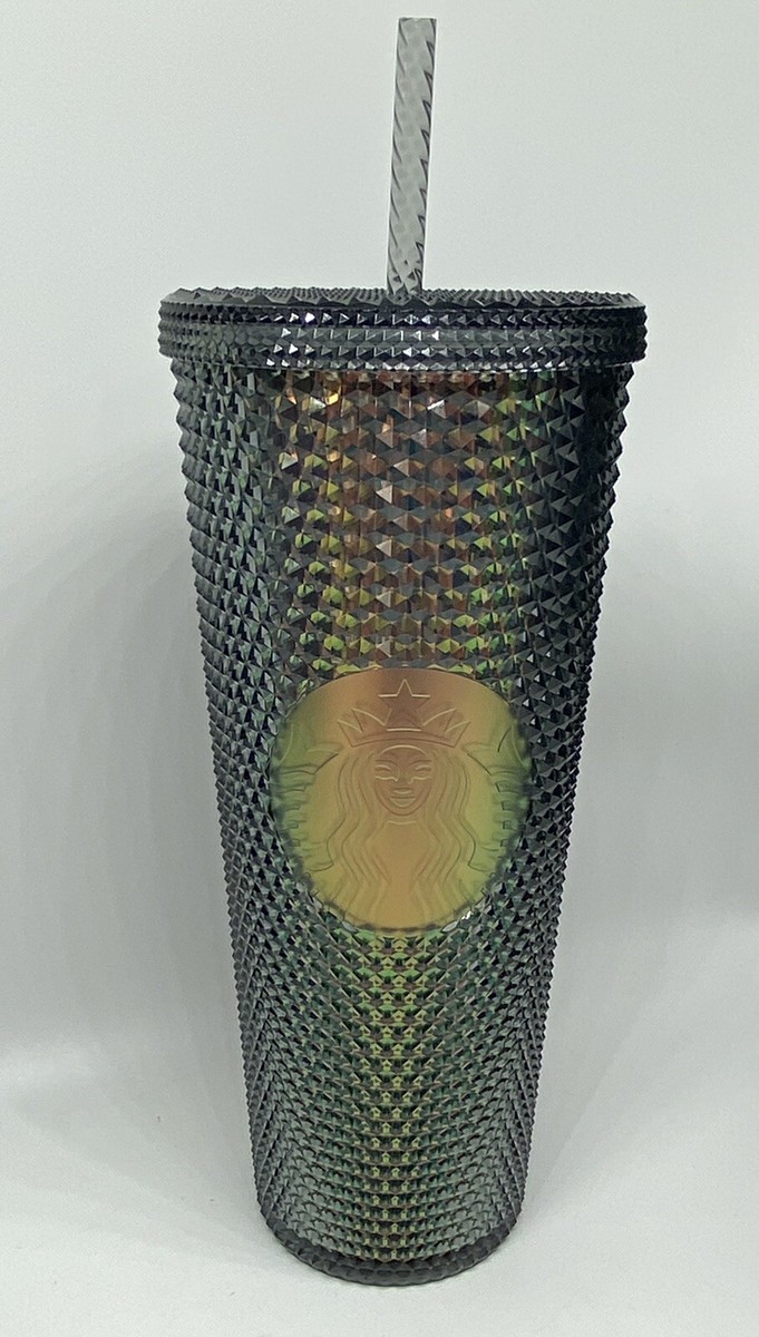 New Starbucks Exclusive Fall 2020 Iridescent Black Studded 24 oz. Tumbler |  eBay