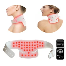 Red Light Therapy for Neck Pain Relief, Led Infrared Red Light Therapy Neck