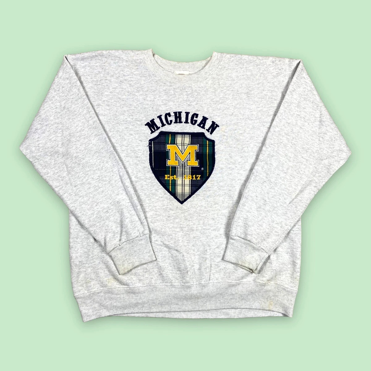Vintage embroidered crewneck sale