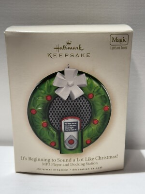 2007 HALLMARK KEEPSAKE IT'S BEGINNING TO SOUND A LOT LIKE CHRISTMAS! MAGIC MP3