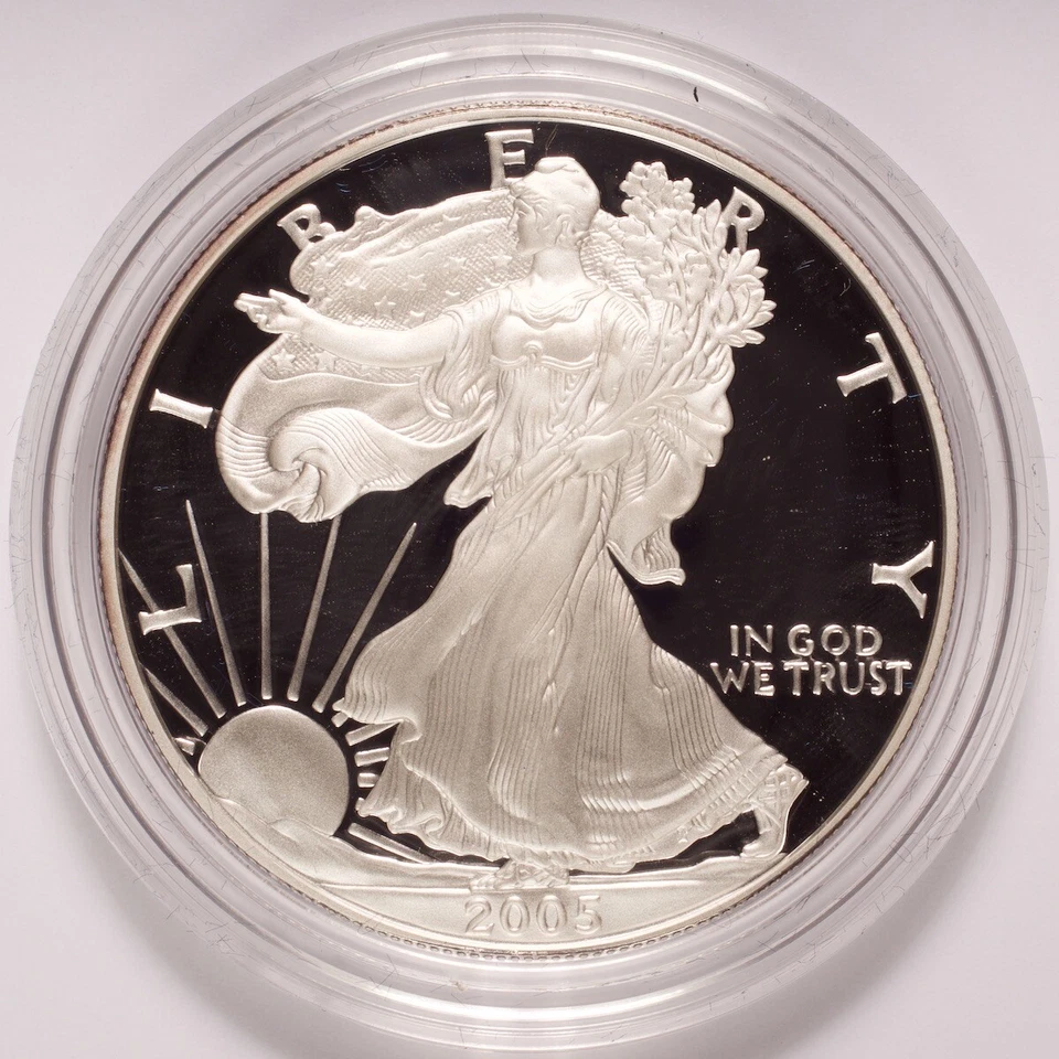 2005-W Silver American Eagle Dollar Proof - Image 2 of 3