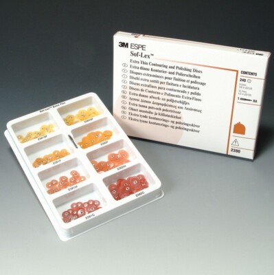 Dental Soflex Contouring Finishing Polishing 240 Discs Kit 2380 Free Shipping