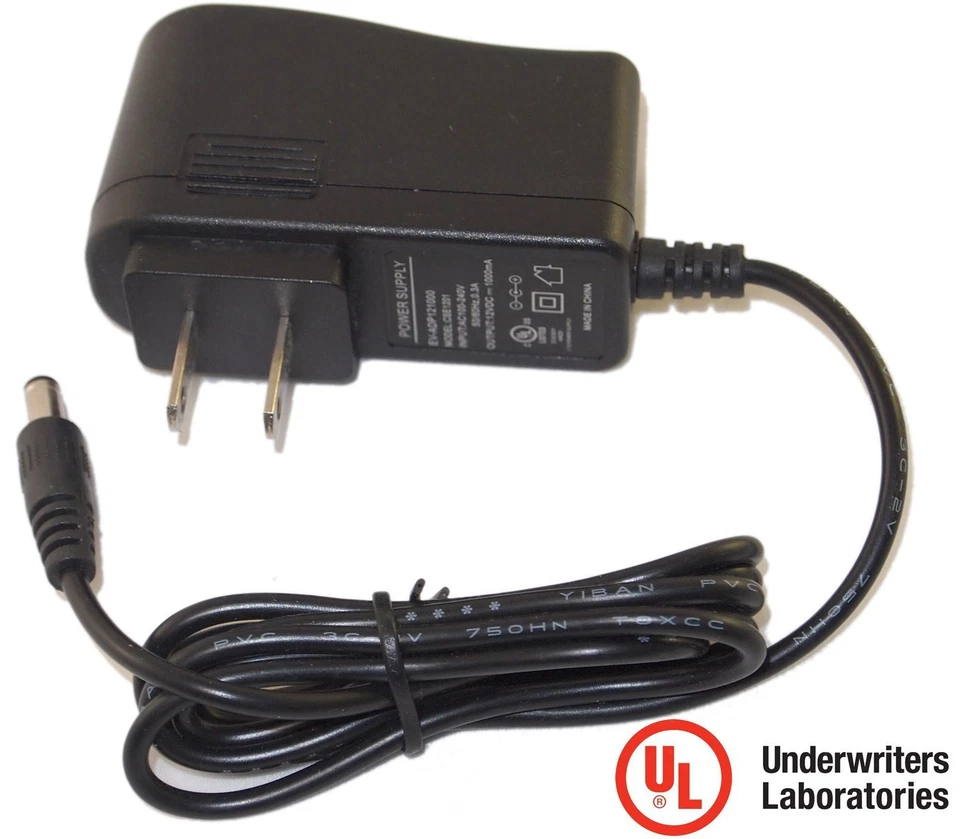 UL Listed 12V DC 1 Amper Power Supply Adapter CCTV Security Camera System 1 amp - Image 2 of 4
