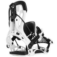 Nidecker Flow NX2 Hybrid Lega Da Snowboard Da Uomo Heckeinsteiger Bianco NUOVO