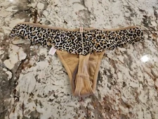 True Vintage Victoria's Secret PINK Lace Back Extra Low Rise Thong Panty Small