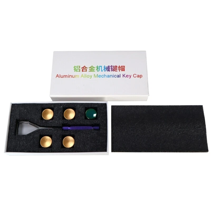 High-Quality Gaming Mechanical Keyboard Keycap Set with Plating & Oxidation Finish