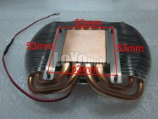 ATI AMD 53mm hole Graphic card Fan with Heatsink YD128015ML 2-Pin copper base