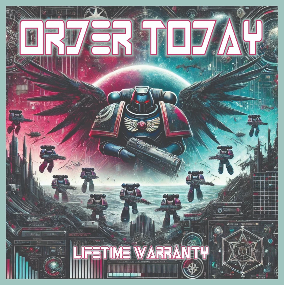 Sci-Fi Logo Patch Embroidered Iron-On Applique Chapter Badge Gaming Table-Top - Image 2 of 4