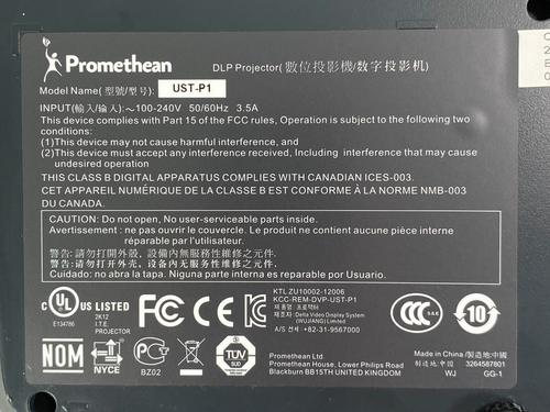 DLP Projector 3,300 Lumens Ultra Short Throw Accepts 4K Signal + 1 YEAR WARRANTY - Picture 6 of 12