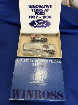 Winross The Story of Ford Trucks 1937-1938 SEMI Diecast 1:64 NEW