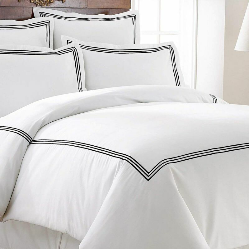 King 400TC Cotton Triple Embroidery 