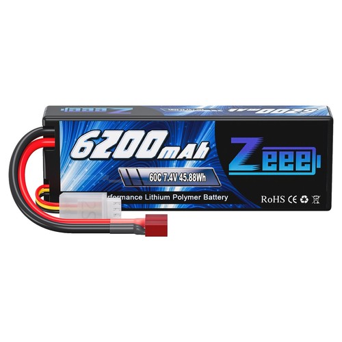 Batería Lipo De 7,4 V, 5000 MAh, 2S, 100 C, Con Carcasa Rígida Y - Foto 7