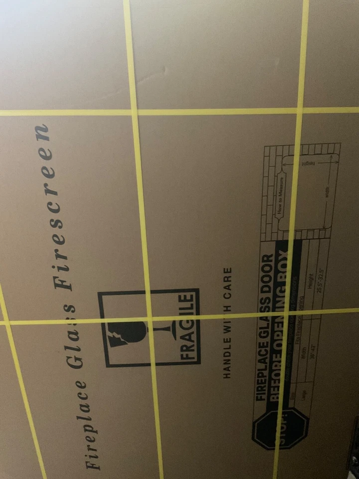 GRAN OFERTA 👍Puerta de cristal para chimenea Carlisle, mediana (CL-3002), negra Foto 2 de 4