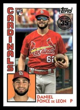 2019 Topps #84R-DP Daniel Ponce De Leon 1984 Topps Baseball Rookies
