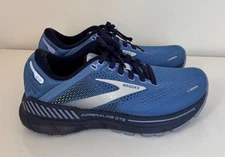 BROOKS ADRENALINE GTS 22 Womens Sz 5.5B Blue Support Running Shoes 1203531B467