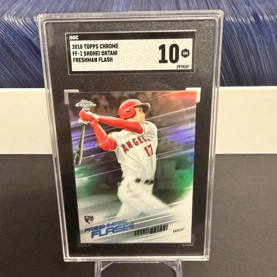Shohei Ohtani 2018 Topps Chrome RC PSA10 SGC10