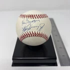 Ken Griffey Jr Sr  Autograph American League OAL Signed Baseball BAS AE69471