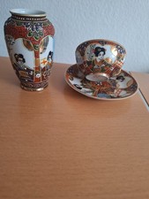 Porzellan  vase und tee servis