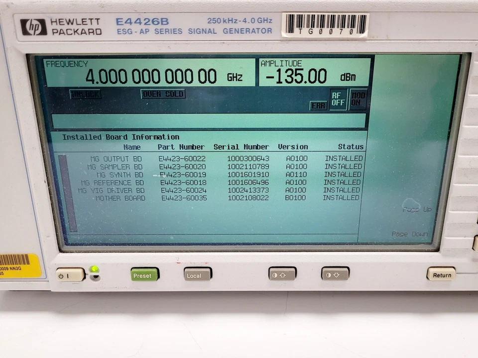 Agilent E4426B ESG-AP Serien-Signalgenerator - Bild 3 von 4