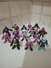 Fisher-Price Imaginext DC Comics lot of 14 Figurine Super Heroes Batman Superman