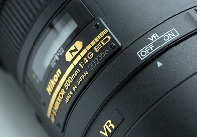 Nikon AF-S NIKKOR 500mm F/4E FL ED VR Telephoto Lens for sale