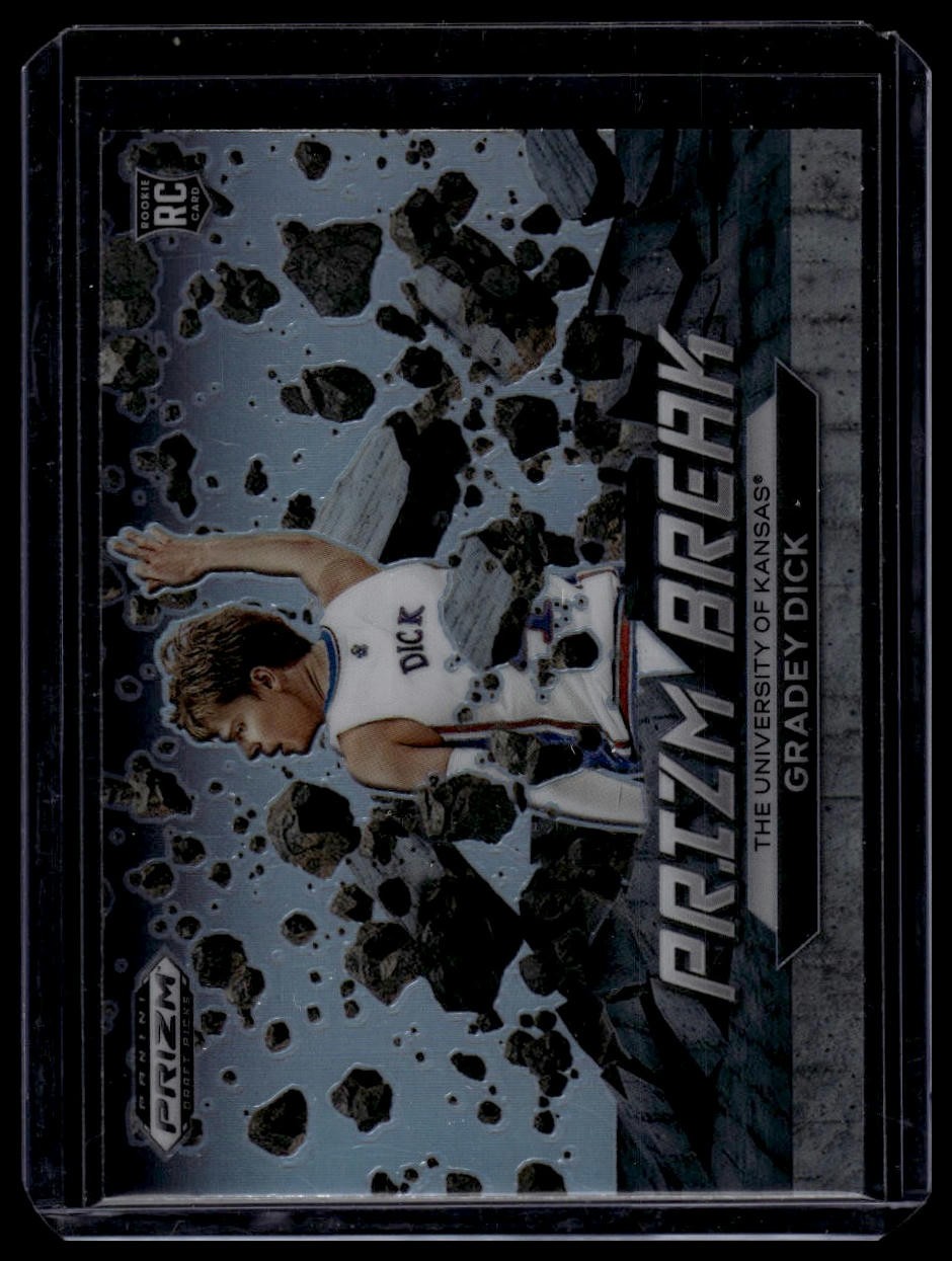 2023 Panini Prizm Draft Picks #6 Gradey Dick Prizm Break Silver
