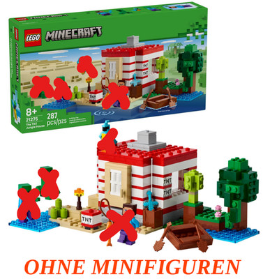 LEGO  Minecraft 21275 Das TNT-Dschungelhaus | ohne Figuren