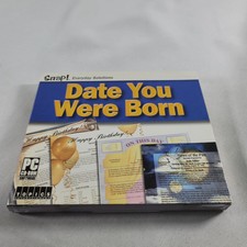 The Date You Were Born PC 2001 CD-Rom SNAP Widows 95, 98, NT, 2000, XP TOPICS