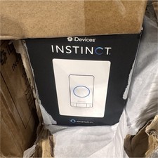 iDevices Instinct Alexa Built-In Smart Wall Switch White Amazon Alexa Compatible