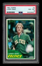 1981-82 Topps Set-Break #  4 Larry Bird PSA 8 NM-MT