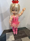 1968 Mattel Dancerina 24 Inch Doll In Original Outfit & In Working Condition!!