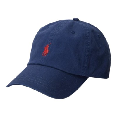 #ad Polo Ralph Lauren Men#x27;s One Size Cotton Chino Adjustable Ball Cap Navy Blue $19.99