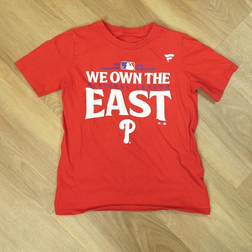 Philadelphia Phillies "We Own The East" Fanatics Red T-Shirt, Childrens Small