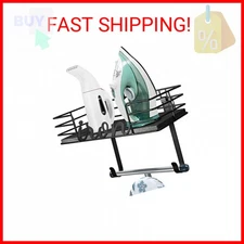 TJ.MOREE Ironing Board Hanger Wall Mount - Laundry Room Iron and Ironing Board H