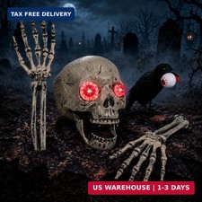 Halloween Decoration Outdoor Skeleton Decor - Giant Scary Yard Party Favors