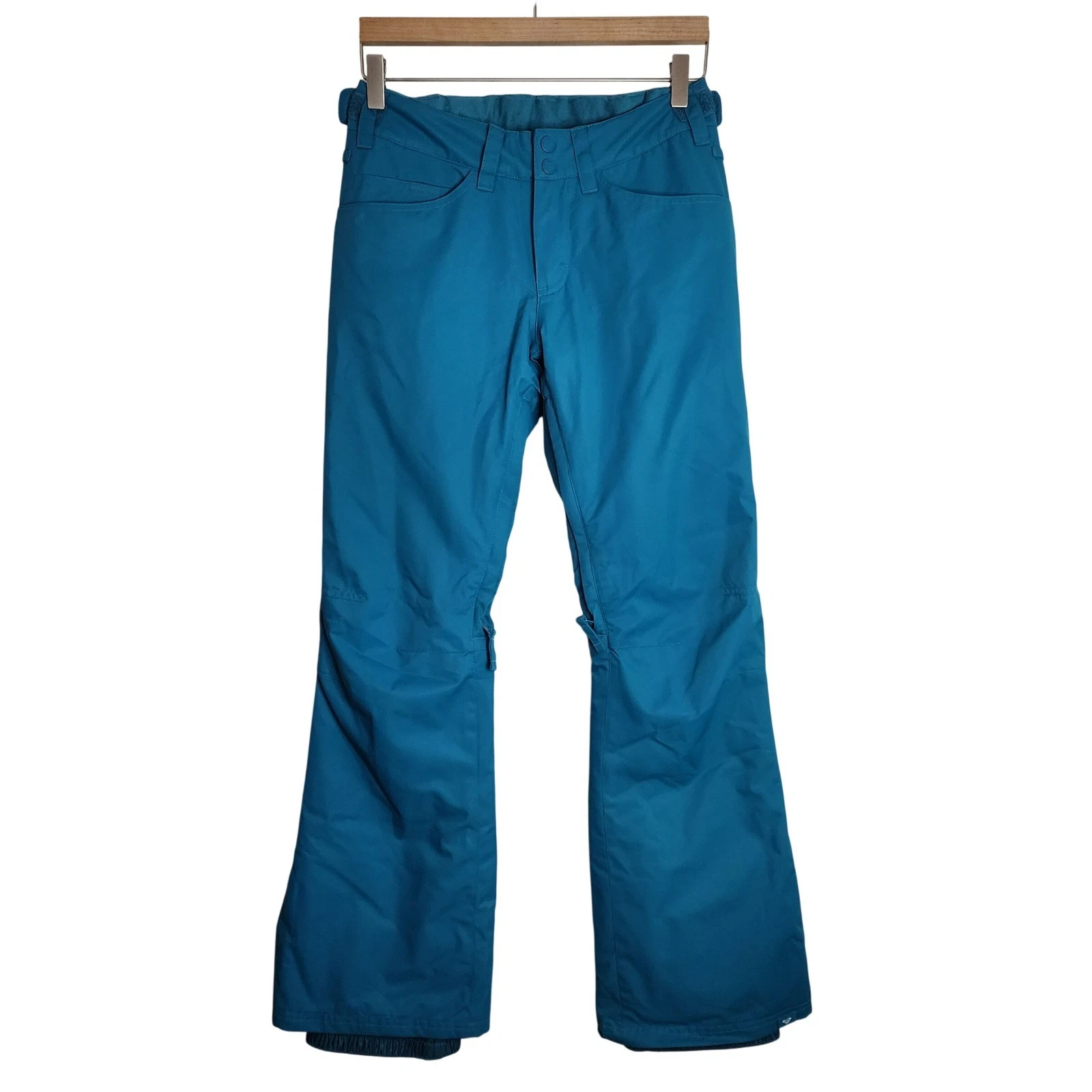 Roxy Snow Pants Women XS Blue DryFlight 10K Insulated Ski Snowboard Waterproof