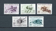 TURQUIE - 1960 YT 1562 à 1566 JEUX OLYMPIQUES - TIMBRES NEUFS** MNH