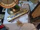 Vintage Junk Drawer Lot Estate Mix Gunga B Thermometer Ricardo Di Roma Ita Knife — photo 7