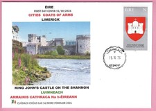 2026 F DC ***NEW*** CITIES COATS OF ARMS LIMERICK Cancel Paddyachill