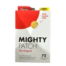 Mighty Patch Original Hero Cosmetic Hydrocolloid Acne Pimple 72 Patches EXP 2027