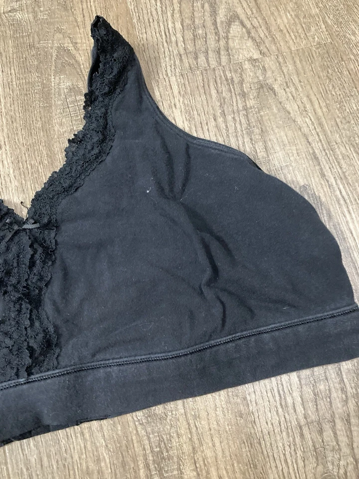 Sujetador elástico de algodón negro Fruit Of The Loom cobertura completa talla 5XL Foto 4 de 4