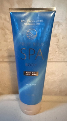 Bath & Body Works True Blue Spa SUPER RICH BODY CREAM 8 oz NEW JAN