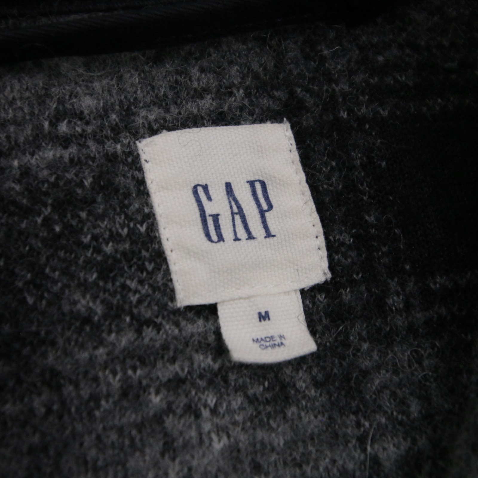 GAP Shacket Jacket Wool Blend Button Up Mens Medi… - image 10