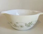 Vtg. Pyrex Shenandoah Cinderella Yellow & Green Nesting 2.5L Mixing Bowl #441