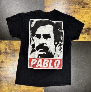T-shirt Pablo Escobar Mugshot - Noir - Taille XL - 100% Coton - Neuf Avec Étiquettes