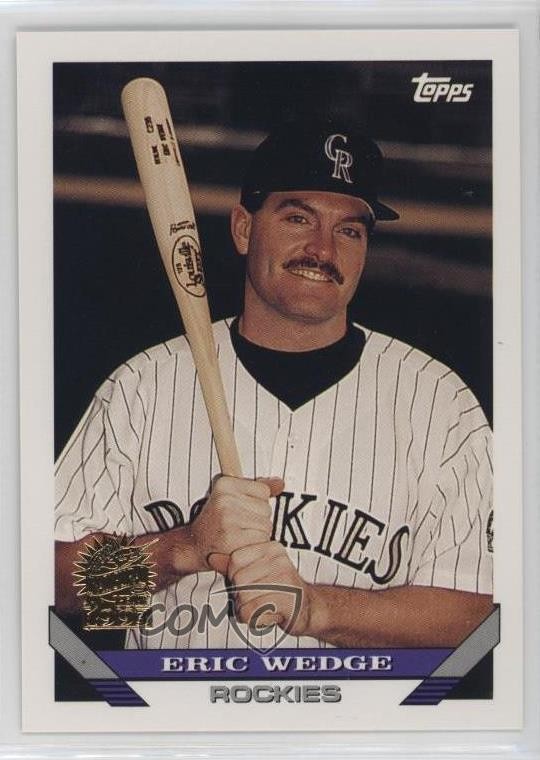 1993 Topps Inaugural Florida Marlins Eric Wedge #486 Rookie RC 8d2