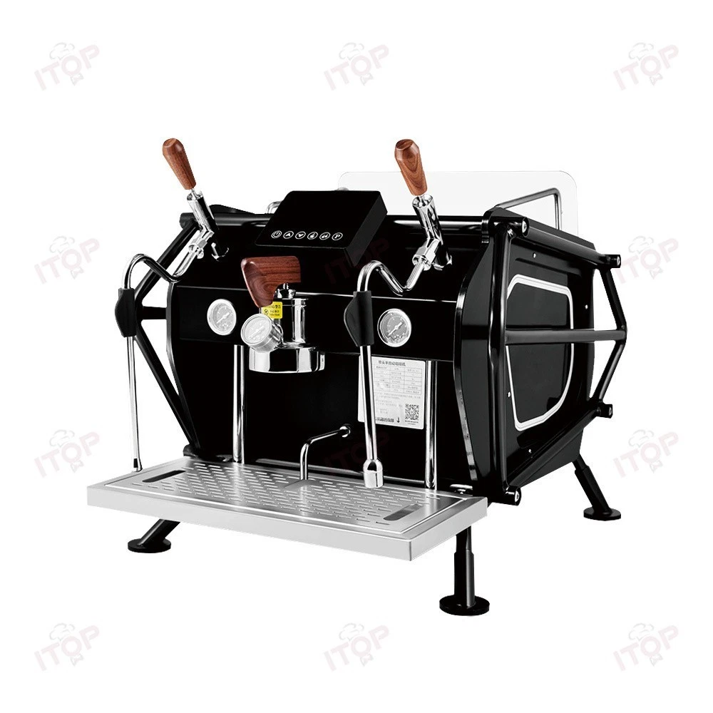 ITOP 1 Group Coffee Machine Espresso Maker Black/White