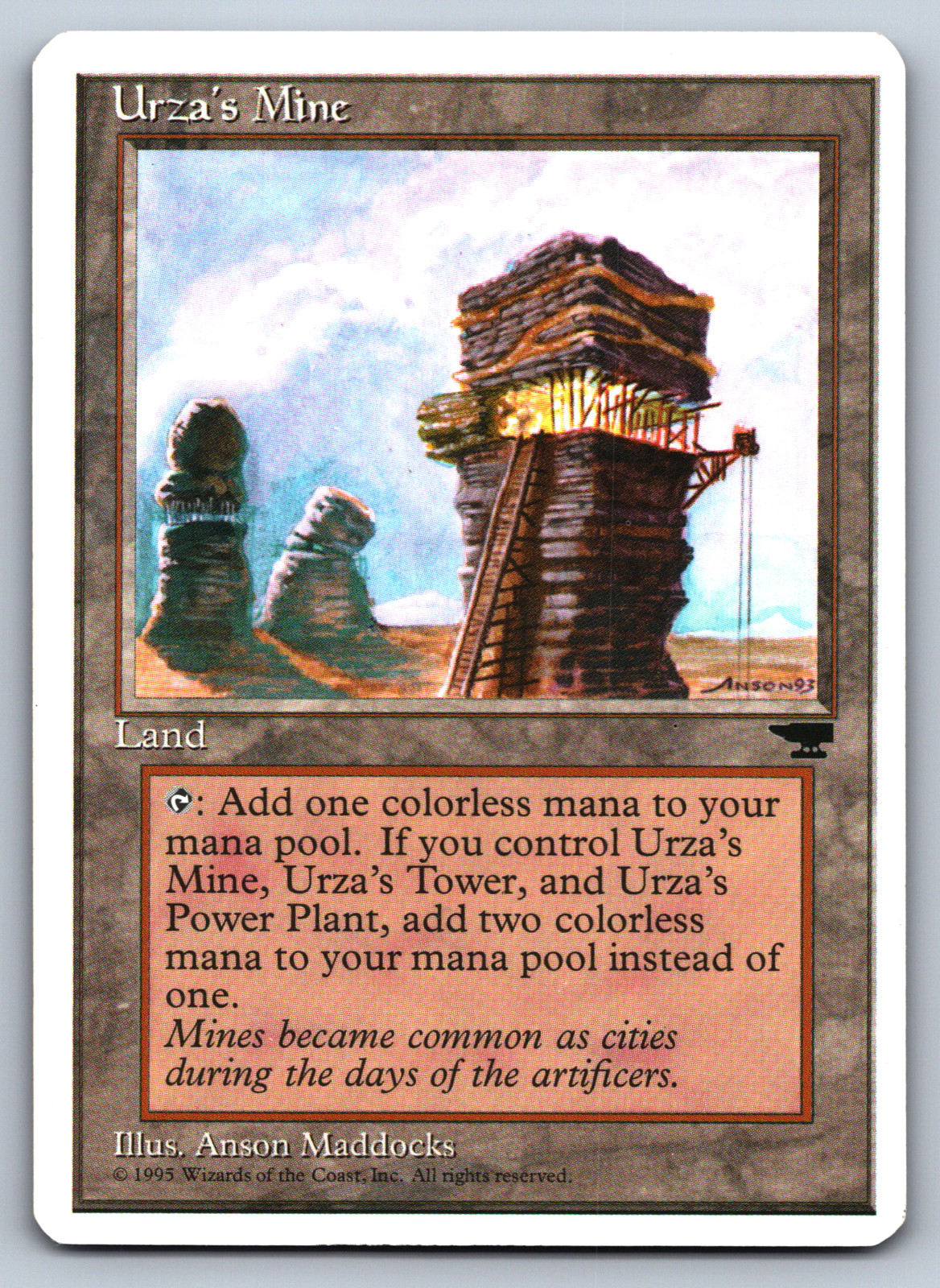 Urza's Mine Tower - Chronicles 1995 -   MTG