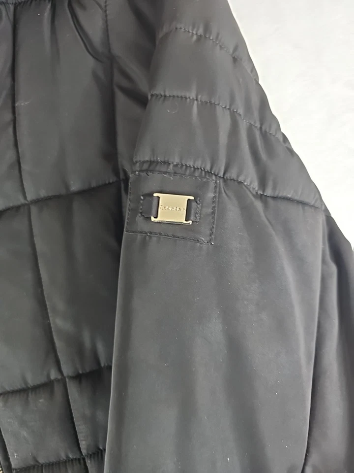 Chaqueta acolchada acolchada negra para mujer Calvin Klein talla XLarge Foto 2 de 4